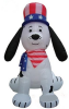 Puppy Dog Patriotic Inflatable